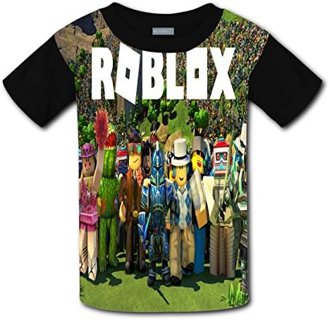 Rob-lox Kids 3D Print Cool O-Neck Shirt M