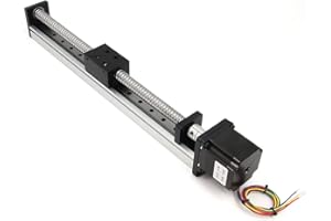 Befenybay 300mm Length Travel Linear Stage Actuator with Square Linear Rails Ballscrew SFU1605 with NEMA23 Stepper Motor for 