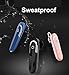 Bluetooth Headset, 60 Days’ Standby, 32h talk, 28h music, Latest Bluetooth 4.2 Wireless Earbuds w/ Mic, IPX7 Waterproof earphones, Bass headphones, Noise Cancelling, for Office/Driving