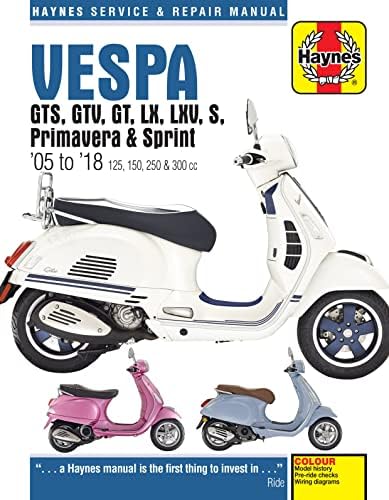 ★☆ベスパ サービスマニュアル ヘインズ Vespa LX125 150 Vespa P/PX125, 150 & 200 Scooters: (incl. LML Star 2T) 1978 to