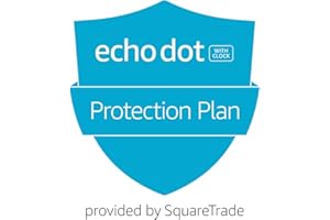 SQUARETRADE 2-Year Accident Protection Plan for All New Echo Dot 4th Gen w/clock