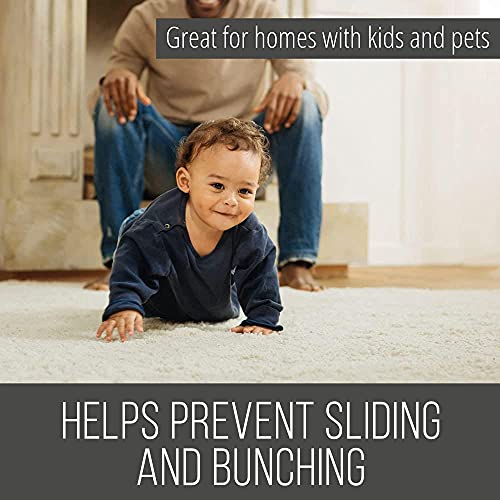 Ninja Extra Thick Rug Pad Gripper for Hardwood Floors, 5x7 FT, Slip