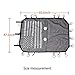 Voodonala Black Durable Sunshade Mesh Top Cover Provides UV Sun Protection for 2007-2017 Jeep Wrangler JKU 4 Door America US Flag