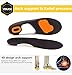 Plantar Fasciitis Insoles, Orthotic Shoes Insoles for Men & Women, Full Length Orthopedic Inserts with Arch Support for Supination, Flat Feet, Heel & Foot Pain Gel Insole (Men 4)thumb 4