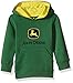 John Deere baby boys Fleece Pullover Hoody Hooded Sweatshirt, Green, 2-3T US