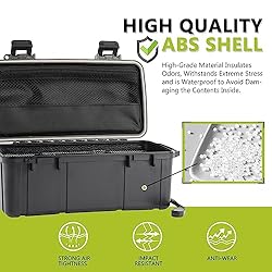 OZCHIN Black Storage Box Kit Storage Container with