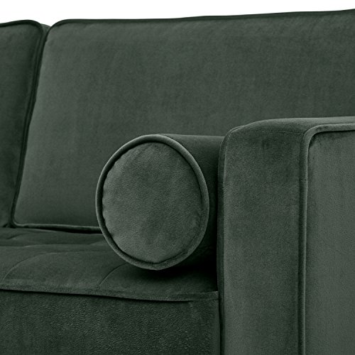 Amazon Brand Rivet Aiden MidCentury Modern Tufted Velvet Loveseat