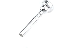 Coshar Trumpet Mouthpiece Type 7C Silver Mouthpiece Replacement for Trumpet Musical Instruments for Beginners and Professional Players, Brass