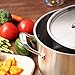 HOMI CHEF Matte Polished NICKEL FREE Stainless Steel 3.5 QT Stock Pot with Lid (No Toxic Non Stick Coating, 8.5 Inch Straight Sided) - Cookware Set - Cookware Pots And Pans Sets Cookware Sets