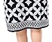 Chicwe Women's Plus Size Cashmere Touch Printed Shift Dress - Knee Length Work and Casual Dress