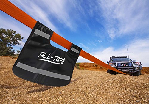 ALL-TOP Nylon Heavy Duty Tow Strap Recovery Strap Kit : 3 inch x 30 ft (32.000 lbs) 100% Nylon and 22% Elongation Snatch Strap + 3/4 Heavy Duty D Ring Shackles (2pcs) + Storage Bag - Thumbnail 7