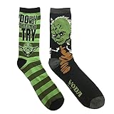 Star Wars Yoda Jedi Master 2 Pack Casual Crew Socks