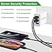 ZIQIAN Wall Charger Fast Adapter,QC 3.0 USB Fast Wall Charger 3 Ports Tablet iPad Phone Fast Charger Adapter Quick Charge 3.0 Travel Plug Compatible, HTC, iPhone More 1 Pack White