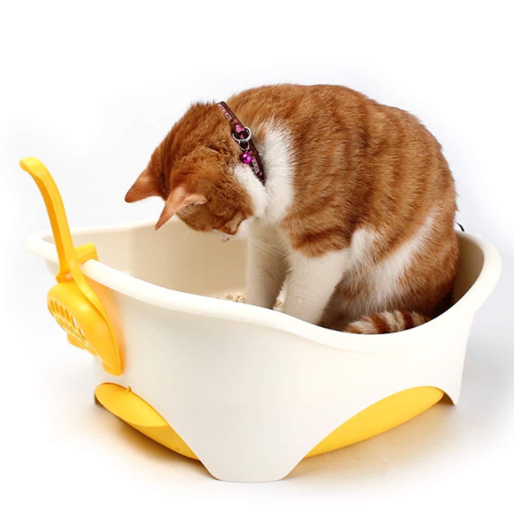 corner sifting litter box