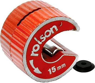 Rolson 22406 15 mm Copper Pipe Cutter Rotary Action