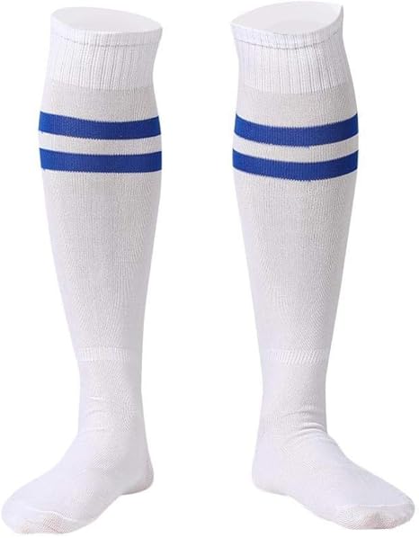 Amazon Co Jp Yzt Outad 1組ホット直接sを販売膝 足首の男女性の靴下スポーツソックス膝レギンスストッキングサッカー野球サッカー 色 白い ホーム キッチン