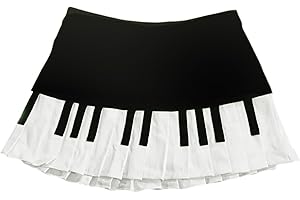 Piano Skirt Trendy Piano Key Pleated Cute Skirts Y2k Harajuku Mini Skirt Women's Schoolgirl High Waist Pleated A Line Skirts