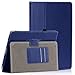 SAVEICON PU Folio Leather Case Cover with Built-in Stand for Apple iPad 1 1st Generation (iPad 1, Navy)