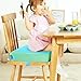 Hoomall Dining Booster Seat Chair Heightening Cushion Portable Booster Seat Cushion Double Straps Washable Thick Chair Increasing Cushion for Baby Toddler Kids