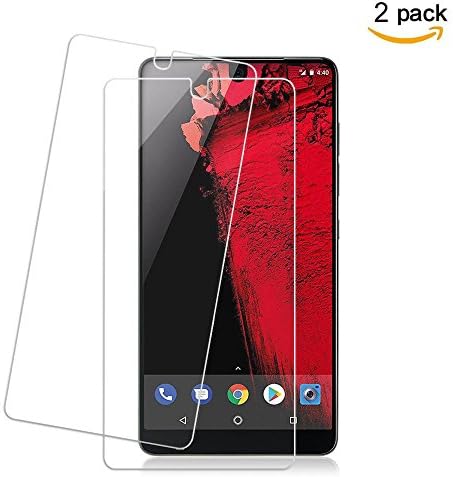 Essential Phone PH-1 screen protector,Guifei Bubble Free Ultra-thin 9H Hardness Crystal Clear Scratch Resistant Full Coverage Tempered Glass Screen Protector for Essential PH-1 Phone(2 Pack)