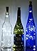 Decorman Wine Bottle Lights with Cork 12 Pcs 15 LEDs Cork Shape Silver Copper Wire Battery Powered LED Fairy String Lights for DIY/Decor/Party/Wedding/Christmas/Halloween