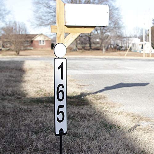 Driveway Marker 911 address Marker Reflective House Numbers Pricepulse