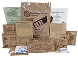 MRE (Meals Ready-to-Eat) Genuine US Military Surplus w/ Menu Selections, 16 Pork Rib