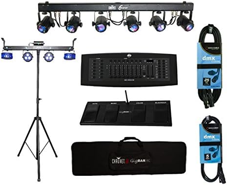 Chauvet GIGBAR IRC Gig Light Pack + 6SPOT +FREE DMX Controller &amp; Cables