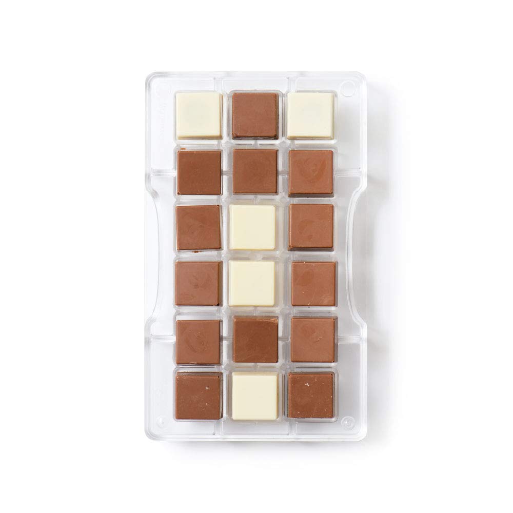 Decorate 50092 Chocolate Blind Mold, Polycarbonate, Transparent, 200 x 120 x 23 mm
