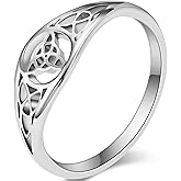 Jude Jewelers Stainless Steel Classic Plain Celtic Knot Pattern Wedding Statement Promise Anniversary Ring