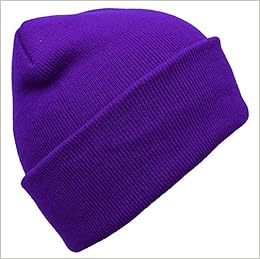 purple stocking cap