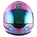 Motorcycle Street Bike Pink Dragon Full Face Woman/Lady Helmet