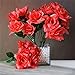 Efavormart 84 Artificial Open Roses for DIY Wedding Bouquets Centerpieces Arrangements Party Home Wholesale Supplies - Coral