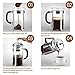 Homitt 34oz French Press Coffee Maker & Tea Maker (8-Cups) with 3 Extra Replacement Screen Mesh,1 Stainless Steel Mixing Spoon, 1 Measuring Spoon.
