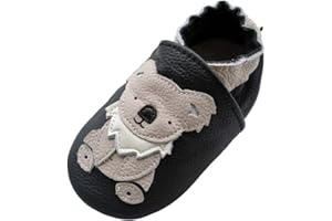iEvolve Baby Leather Shoes Soft First Walker Shoes Crib Shoes Moccasins for Toddlers