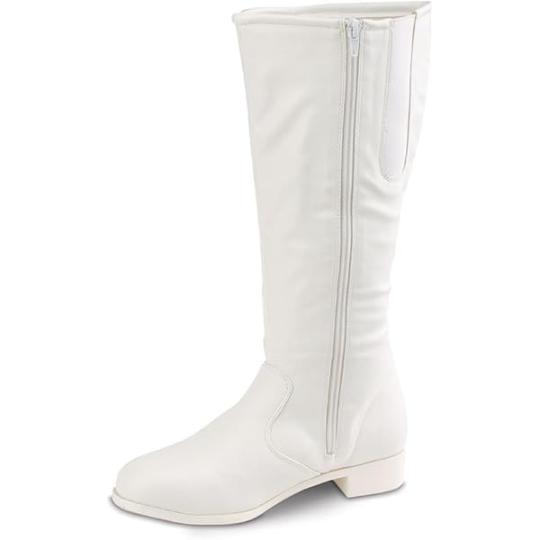 Amazon.com | Danshuz Dallas Knee High Boots - White | Knee-High