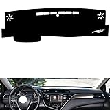 leather dash board cover mat Compatible with Toyota