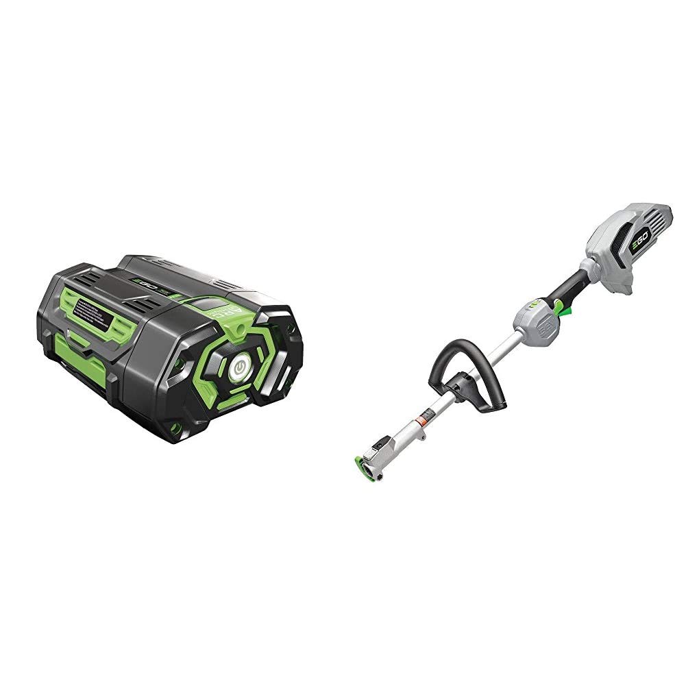 EGO Power+ BA2800 56-Volt 5.0Ah Lithium-Ion Battery & PH1400 56-Volt Lithium-ion Power Head - Batter