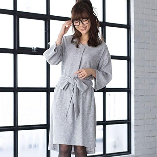 Amazon リュリュ Ryuryu Web限定 ヘアリー起毛と凹凸リブニットソータックデザインワンピース 杢グレー 3l ワンピース チュニック 通販