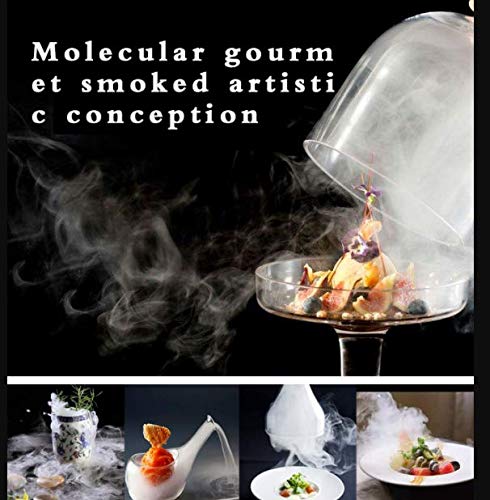 TMKEFFC Smoker Gun Smoke Infuser Food Smoker Meat Salmon Sausage Meat Smoker Hand-held Portable +Smoking Wood Chips for Smoking Food on BBQ