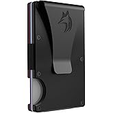 TRAVELINGO Slim RFID Blocking Wallet For Men - Light Weight, Durable & Compact- Minimalist Wallet With Money Clip (Obsidian)
