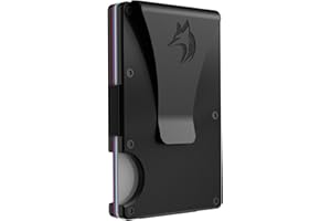 TRAVELINGO Slim RFID Blocking Wallet For Men - Light Weight, Durable & Compact- Minimalist Wallet With Money Clip (Obsidian)