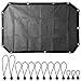 2 Door Jeep Wrangler Durable Strong Mesh Sunshade for (07-17) 2-Door Jeep Wrangler JK & JK Unlimited, SpiderWebShade Jkini, Full Top Sun Shade Mesh Shade Cover UV Protection Bikini top Cover net
