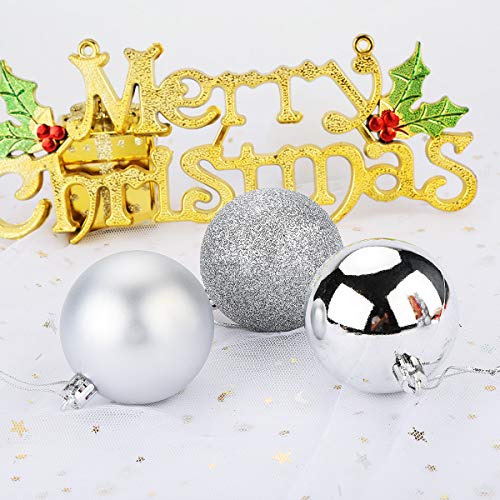 image for Aitsite 24 Pack Christmas Tree Ornaments Set 2.36 inches Mini Shatterp