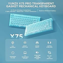 YUNZII X75 PRO 82 Key Wireless Hot Swappable