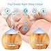 Oil Diffuser, Avaspot 2 Pack 250ml Wood Grain Essential Oil Diffuser, Cool Mist Ultrasonic Aromatherapy Diffuser, 7 LED Light Aroma Diffuser Auto-off Humidifier, Adjustable Mist Mode for Home, Office