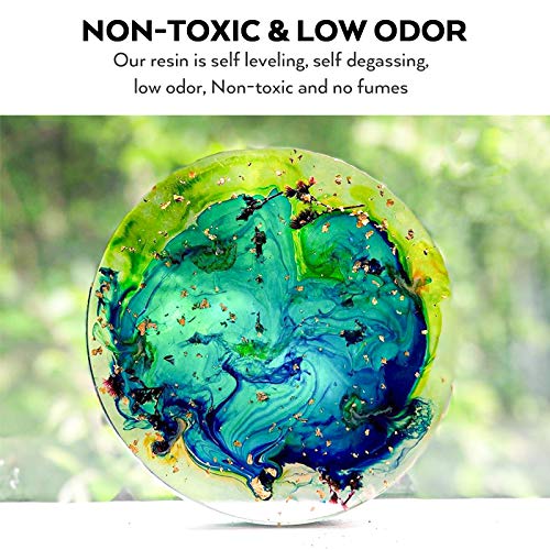 Clear Epoxy Resin Starter Kit 115 Pack, 16 Ounce Resin Set with 36