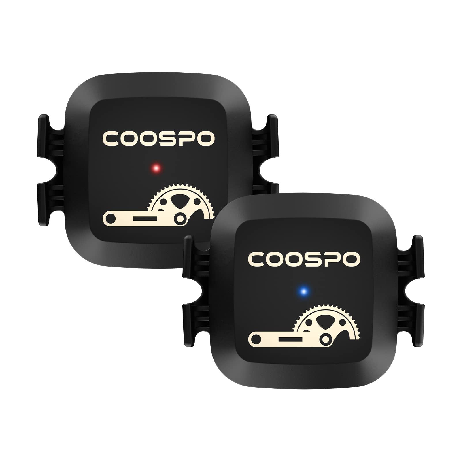 COOSPO Bike Cadence Speed Sensor BK467, Bluetooth ANT+ Cadence Sensor for GPS Bike Computers, Tracking Cycling Speed and Distance RPM Sensor, Compatible with Zwift Wahoo Peloton Openrider Rouvy APP