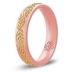 Knot Theory Laurel Silicone Ring - Rose Gold with