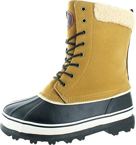 Revenant Men's Waterproof Sherpa Snow Duck Boots Brown Size 11